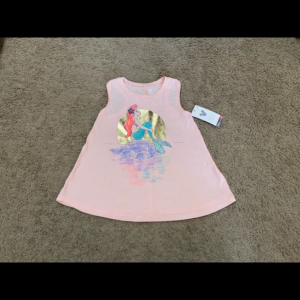 Disney Jumping Beans The Little Mermaid Ariel Tank Top NWT Girls Size 5 LE